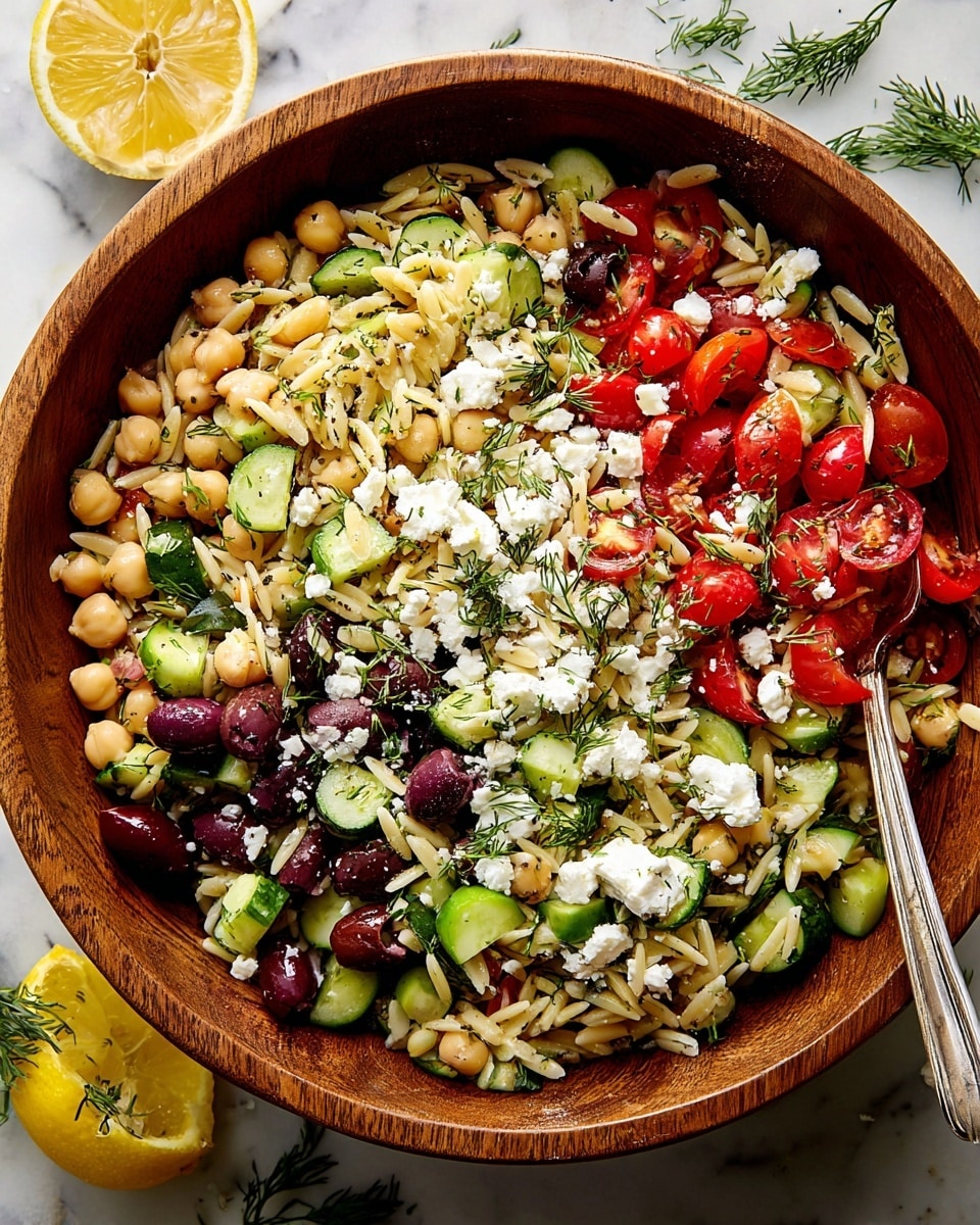 Greek Orzo Salad Recipe