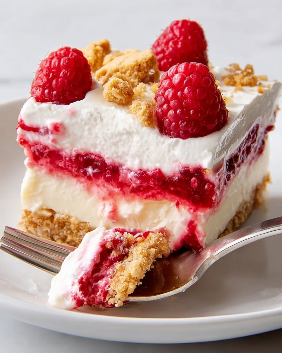 Raspberry Cheesecake Lasagna Recipe