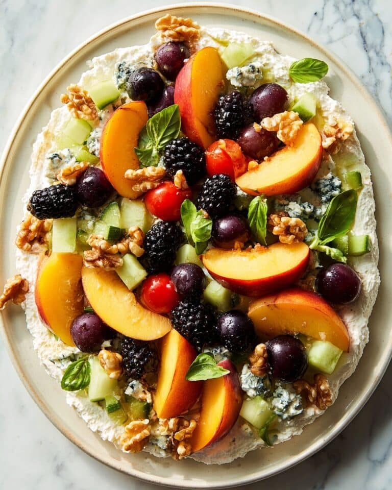 Blackberry-Peach Salad with Ricotta and Fresh Herbs Recipe