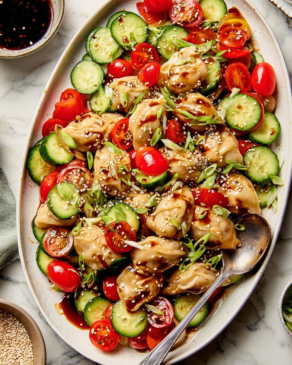 Pot Sticker Panzanella Recipe