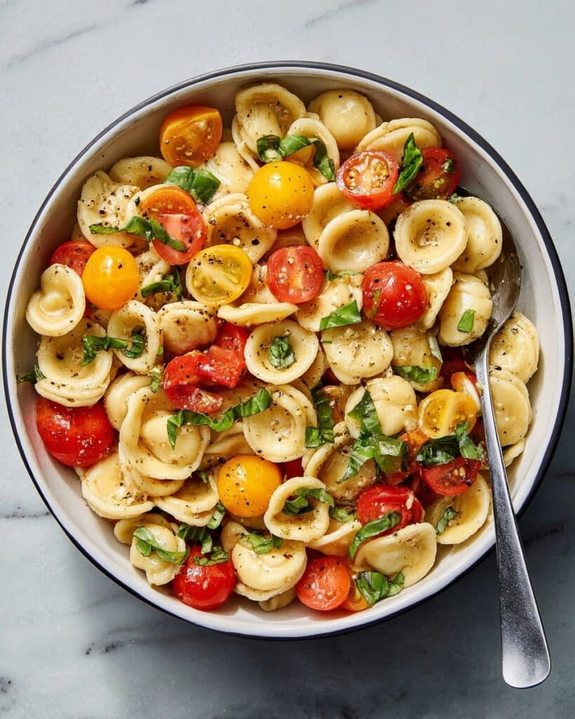 Bruschetta Pasta Salad Recipe