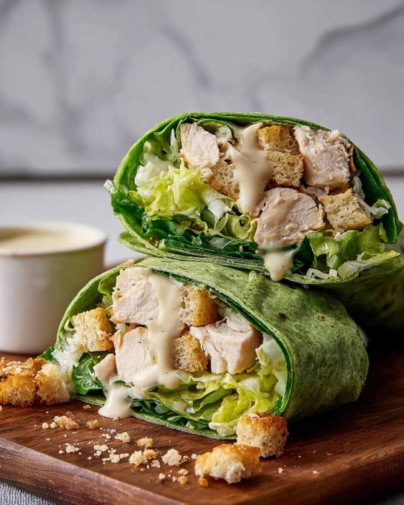 Chicken Caesar Wraps Recipe