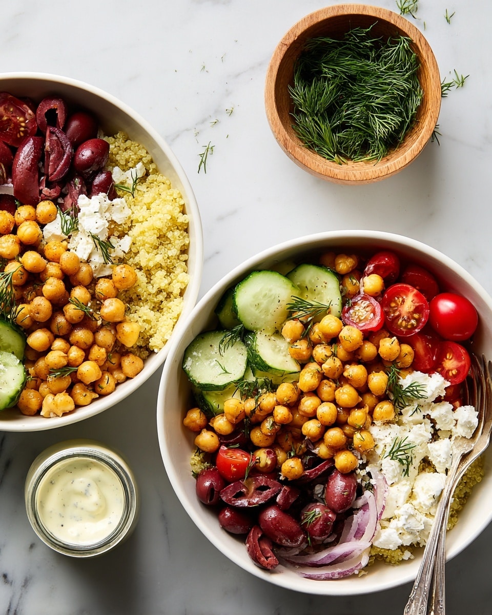 Mediterranean Chickpea Protein Bowl Recipe