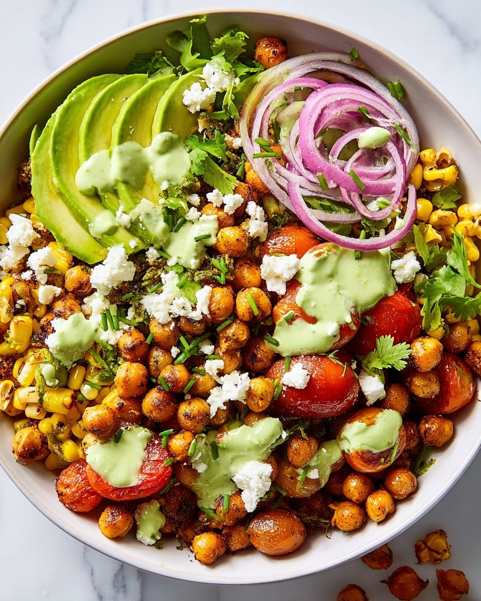 Crispy Chili-Lime Chickpea Salad Recipe