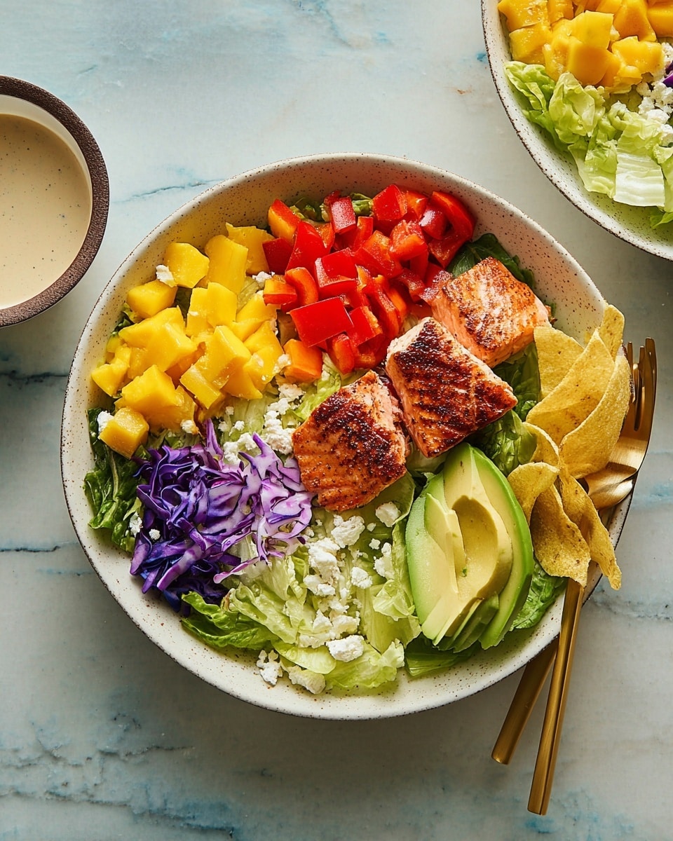 Caribbean Cobb Salad With Salmon Recipe