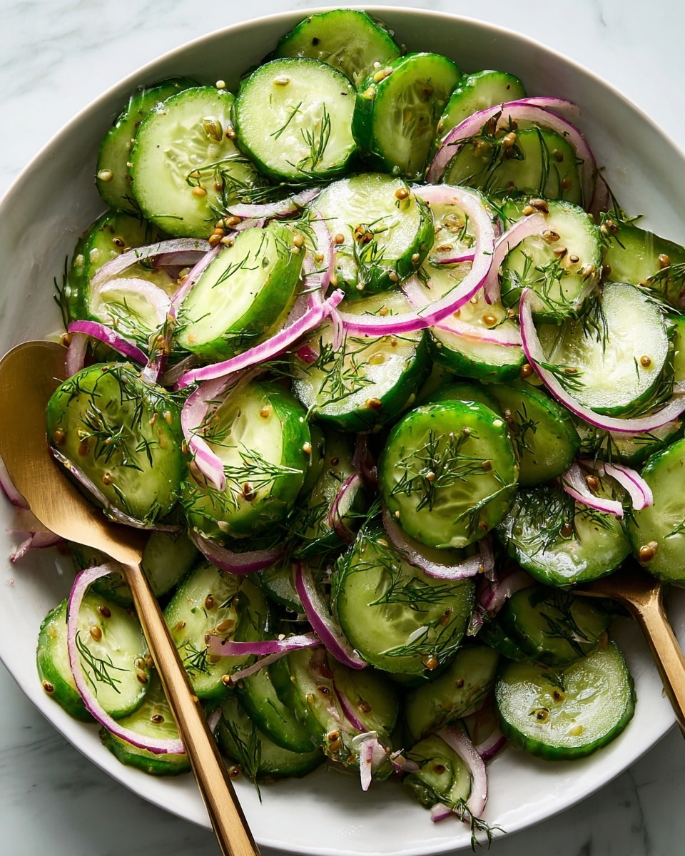 Cucumber Salad with Dill and Chives Recipe