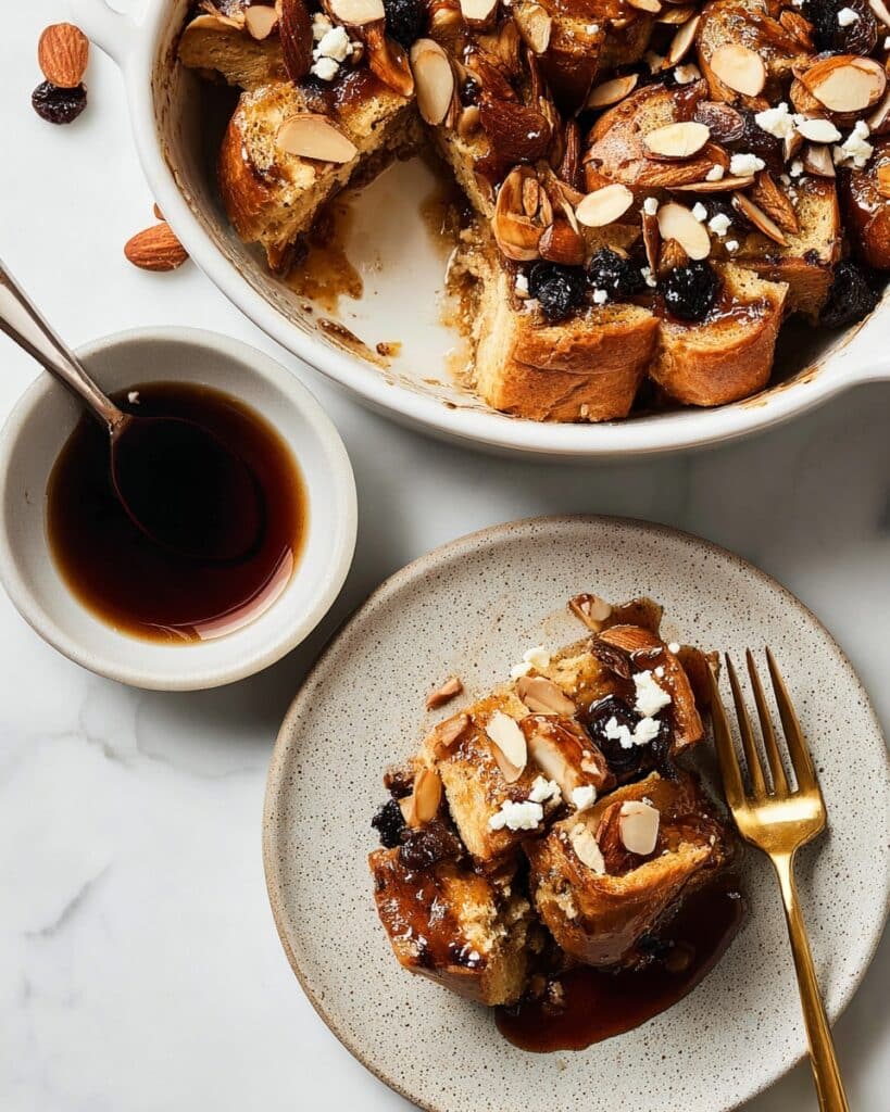 Capirotada (Mexican Bread Pudding with Piloncillo, Dried Fruits, and Cheese) Recipe