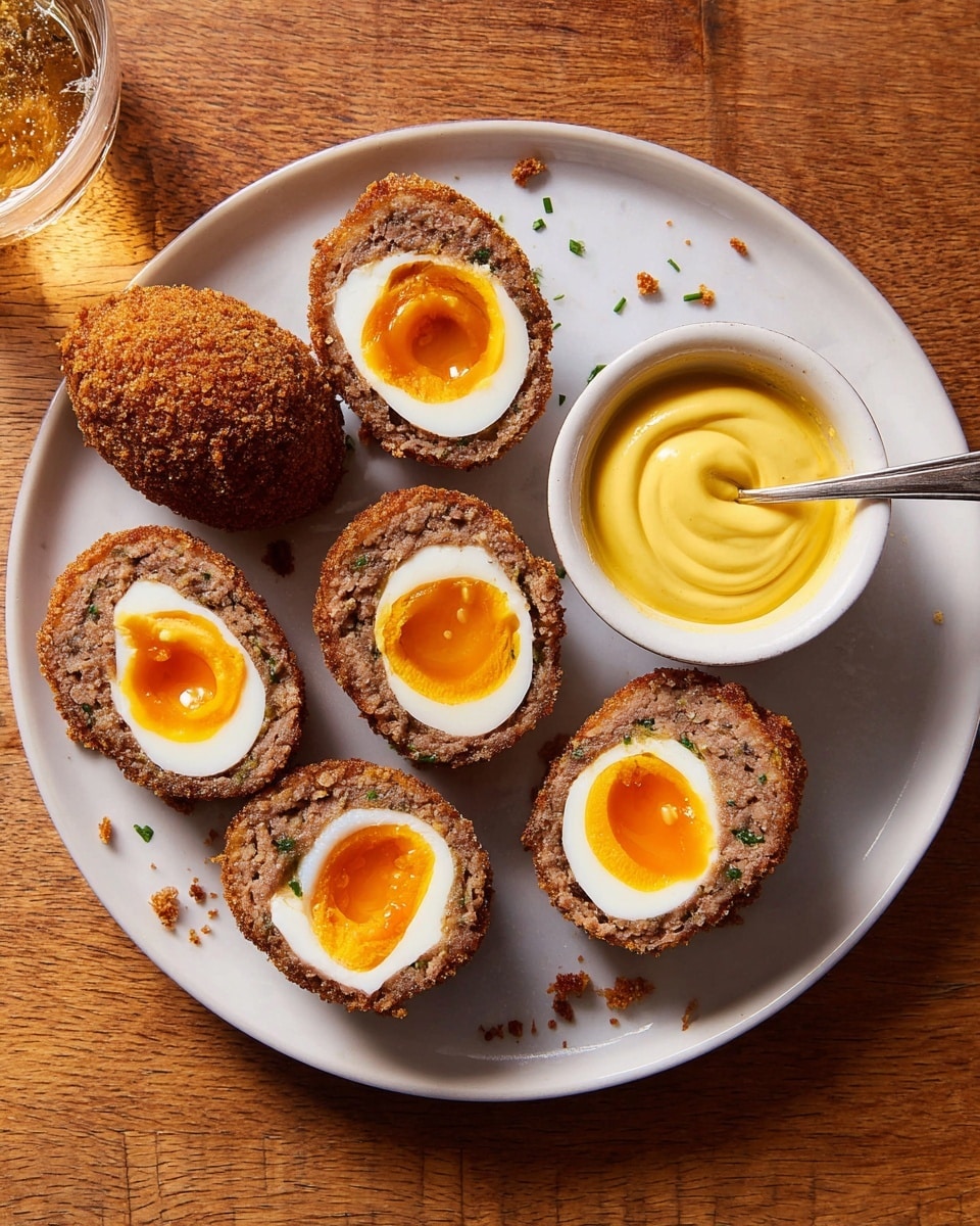 Classic Scotch Eggs with Sausage and Chive Coating Recipe