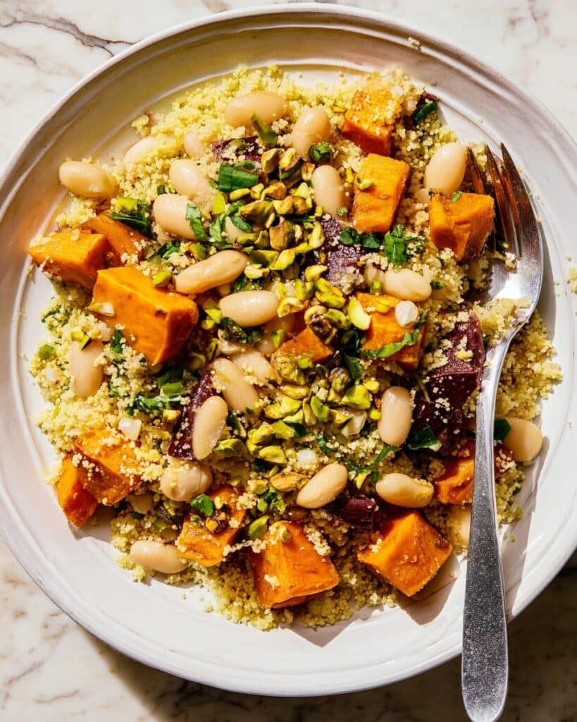 Sweet Potato Couscous Sunshine Bowls Recipe