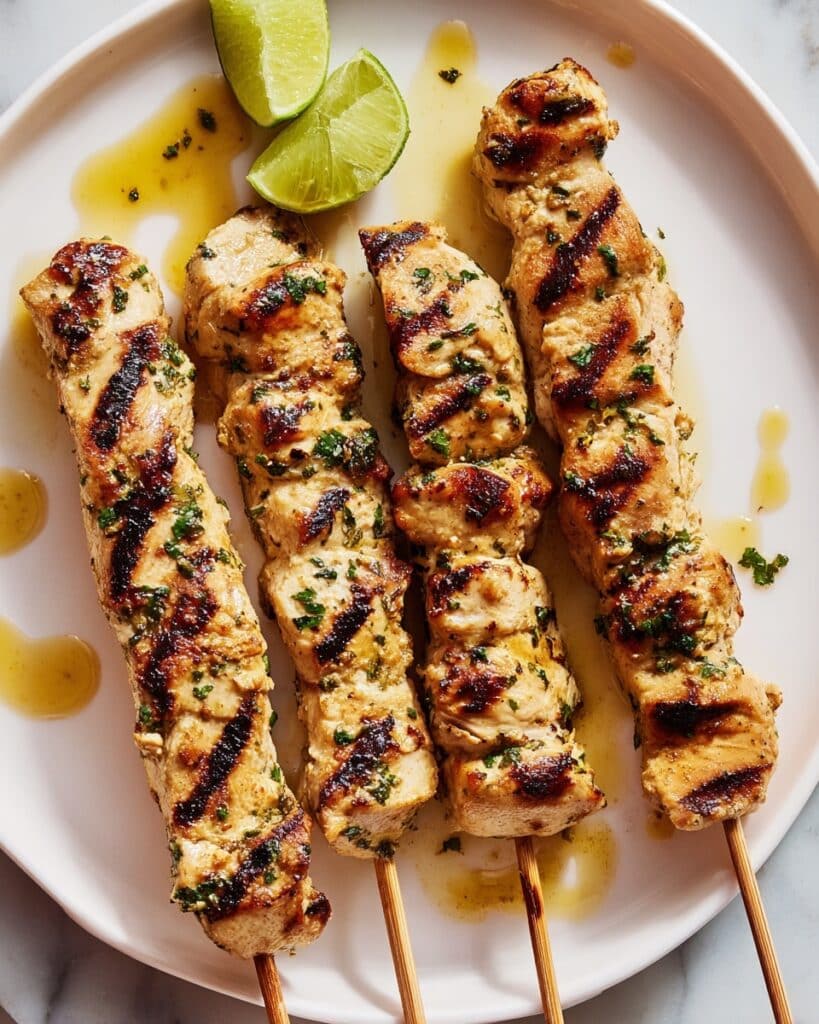 Cilantro-Lime Chicken Skewers Recipe
