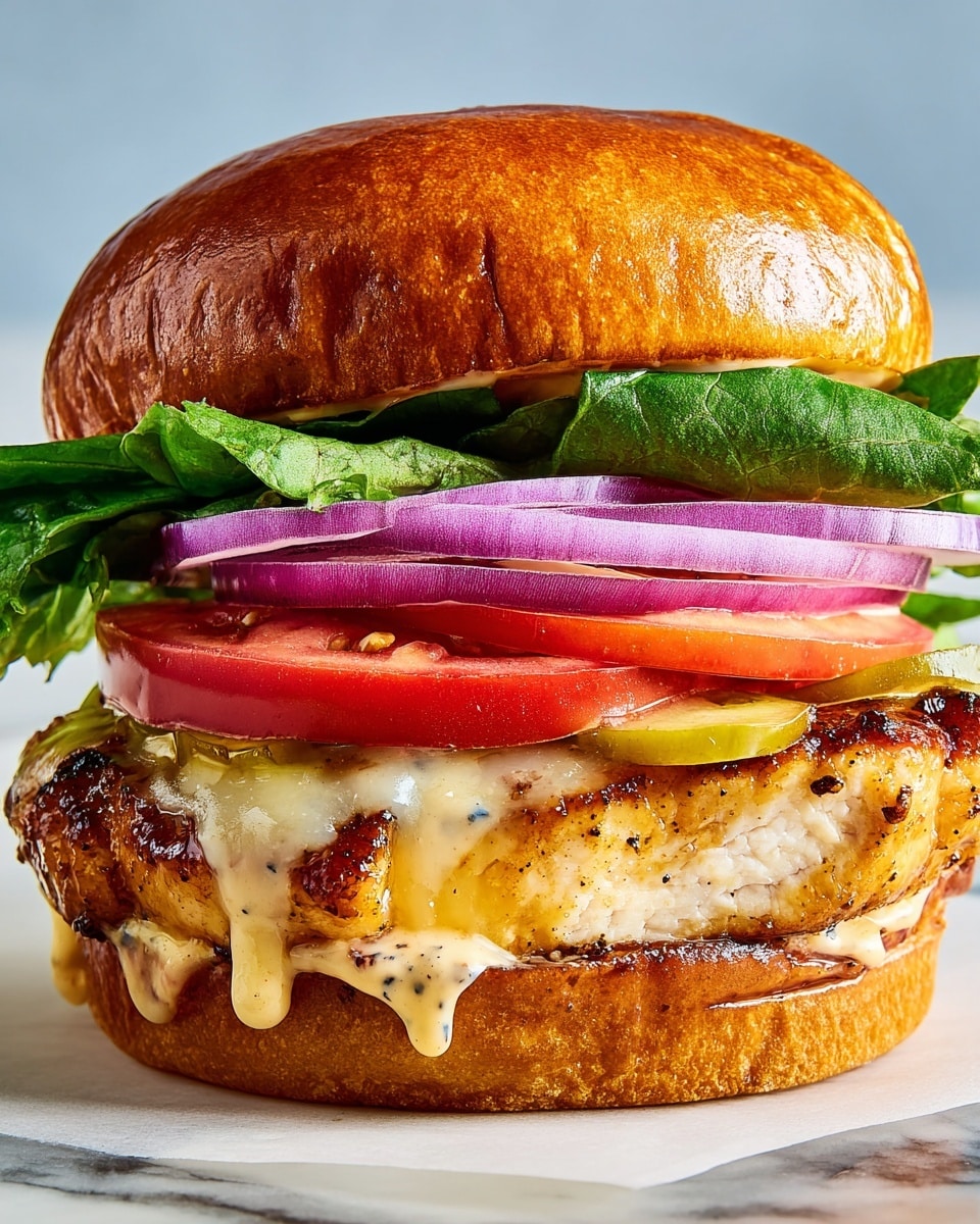 Creamy Chicken Burgers with Homemade Burger Sauce Recipe