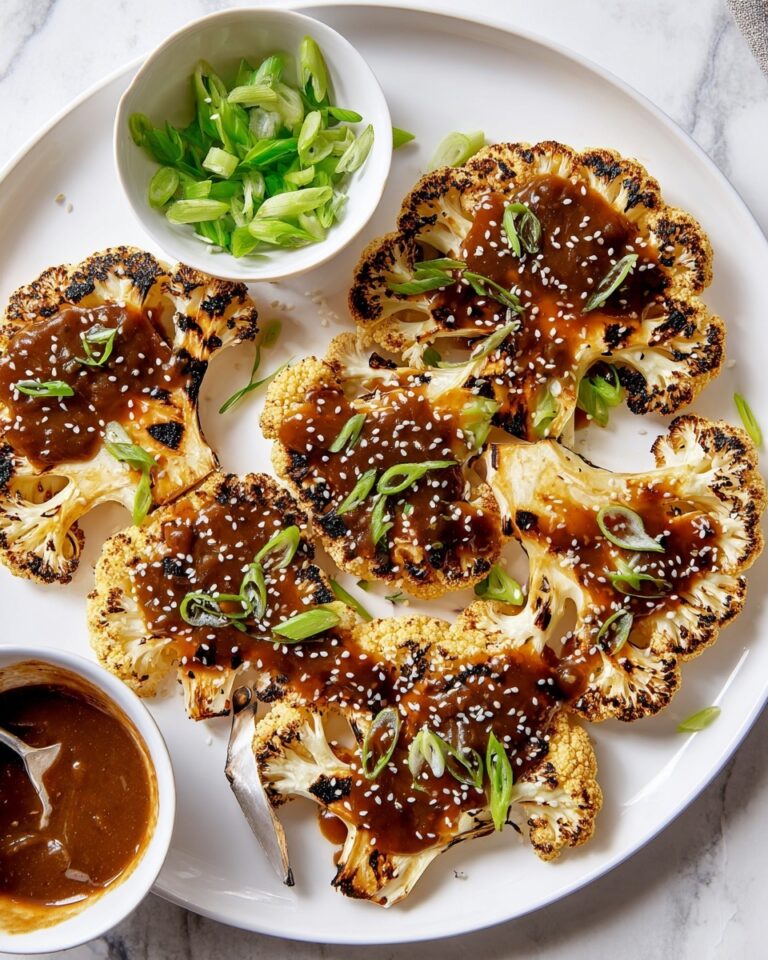 Grilled Teriyaki Cauliflower Steaks Recipe
