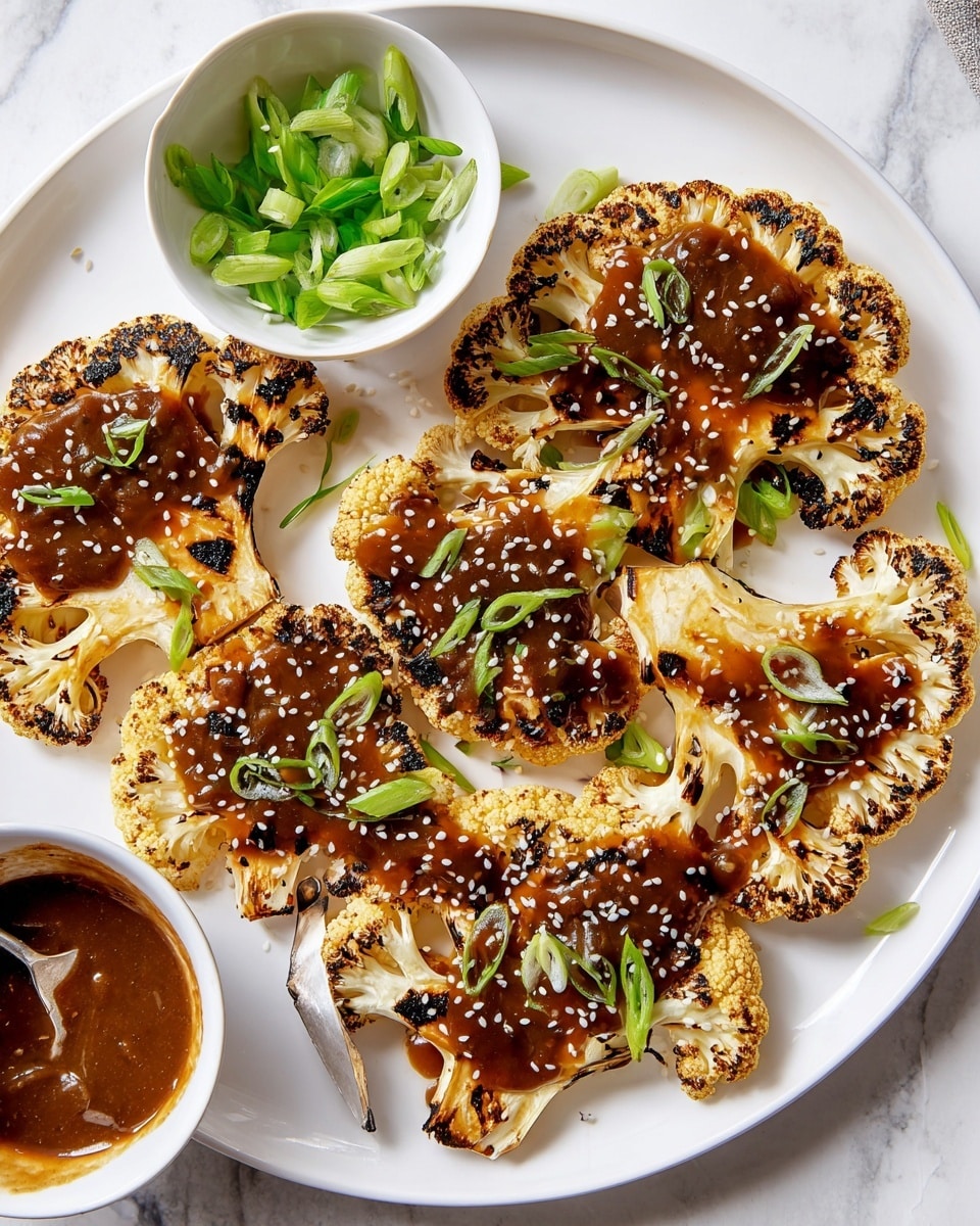 Grilled Teriyaki Cauliflower Steaks Recipe