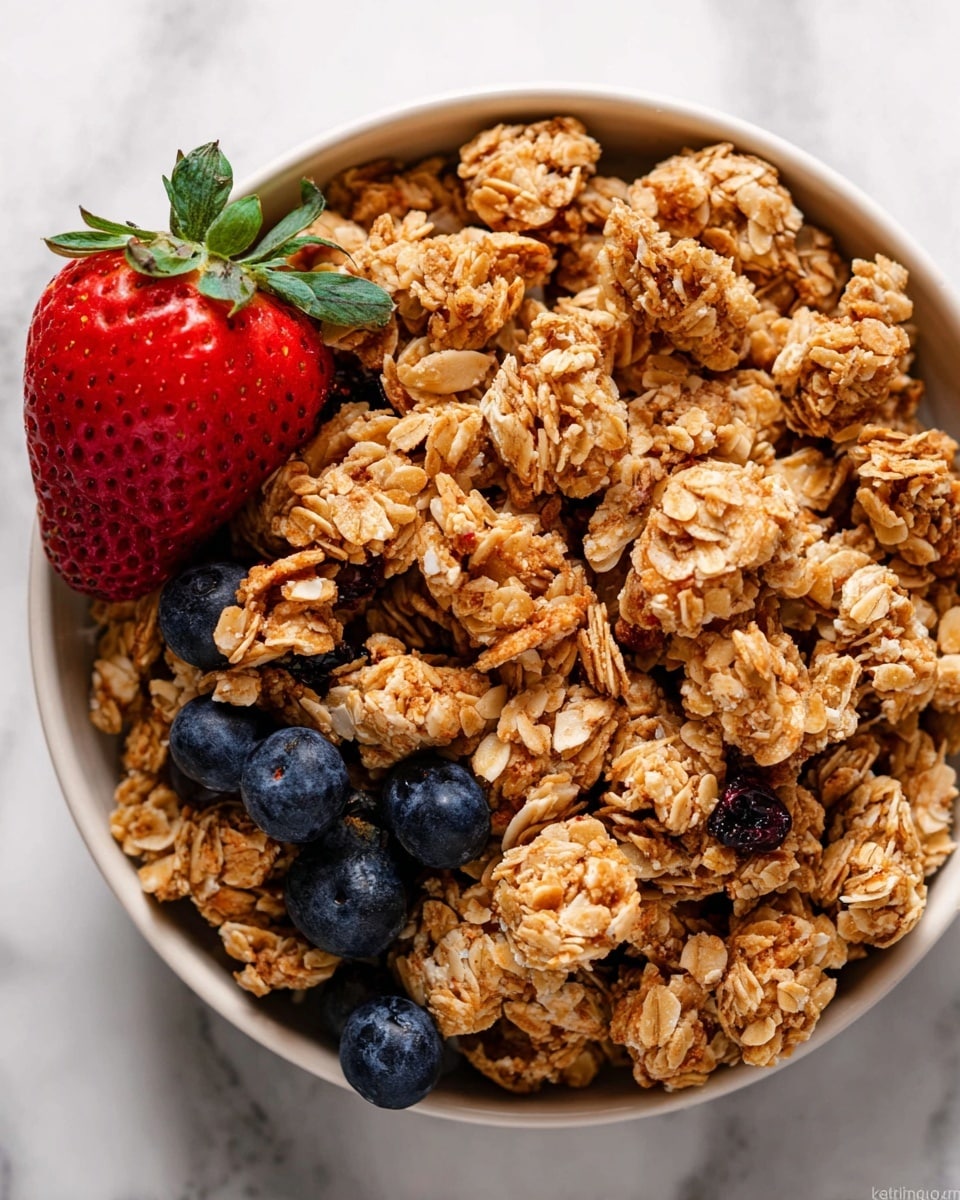 Maple Almond Granola Clusters Recipe