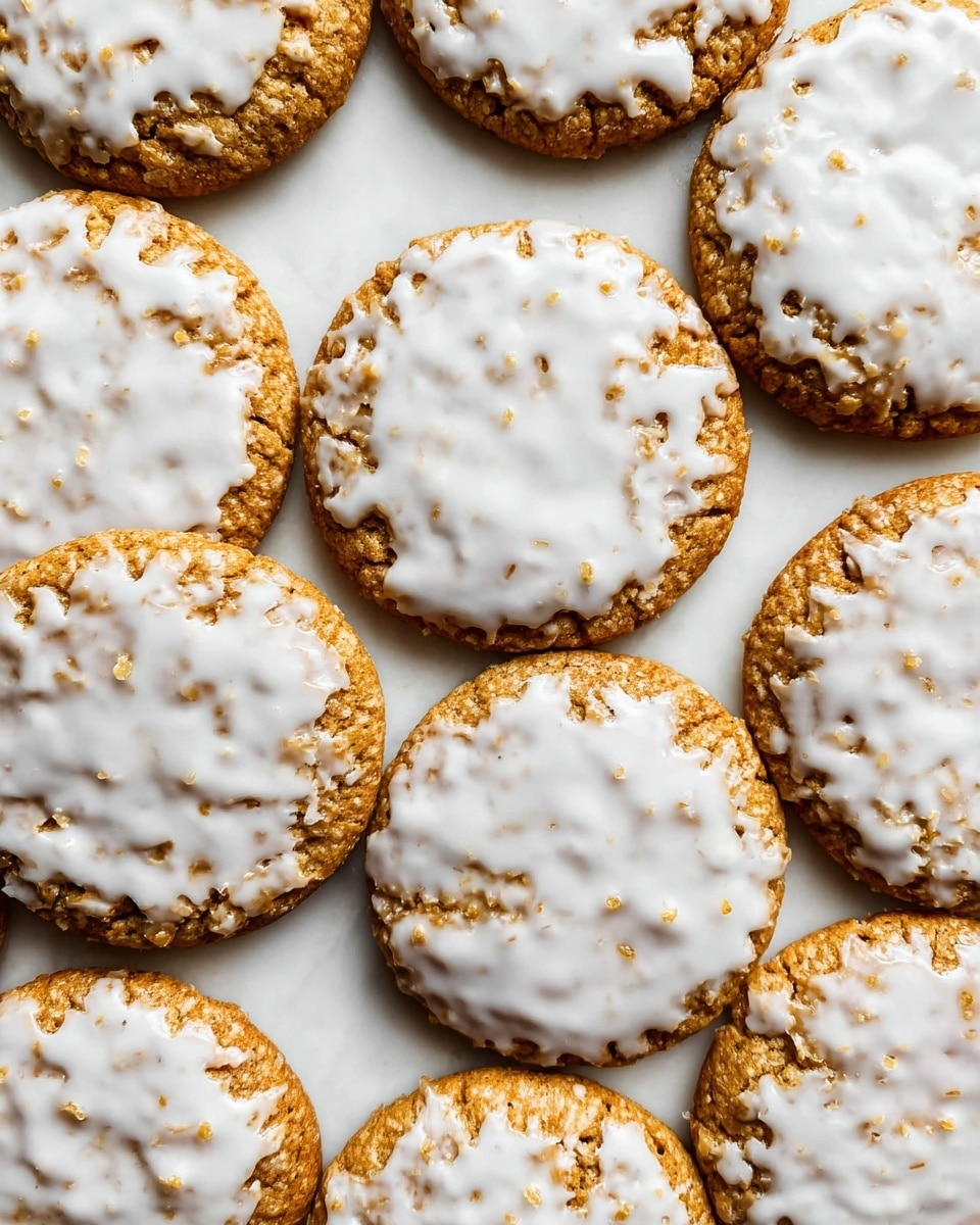 Iced Oatmeal Cookies Recipe