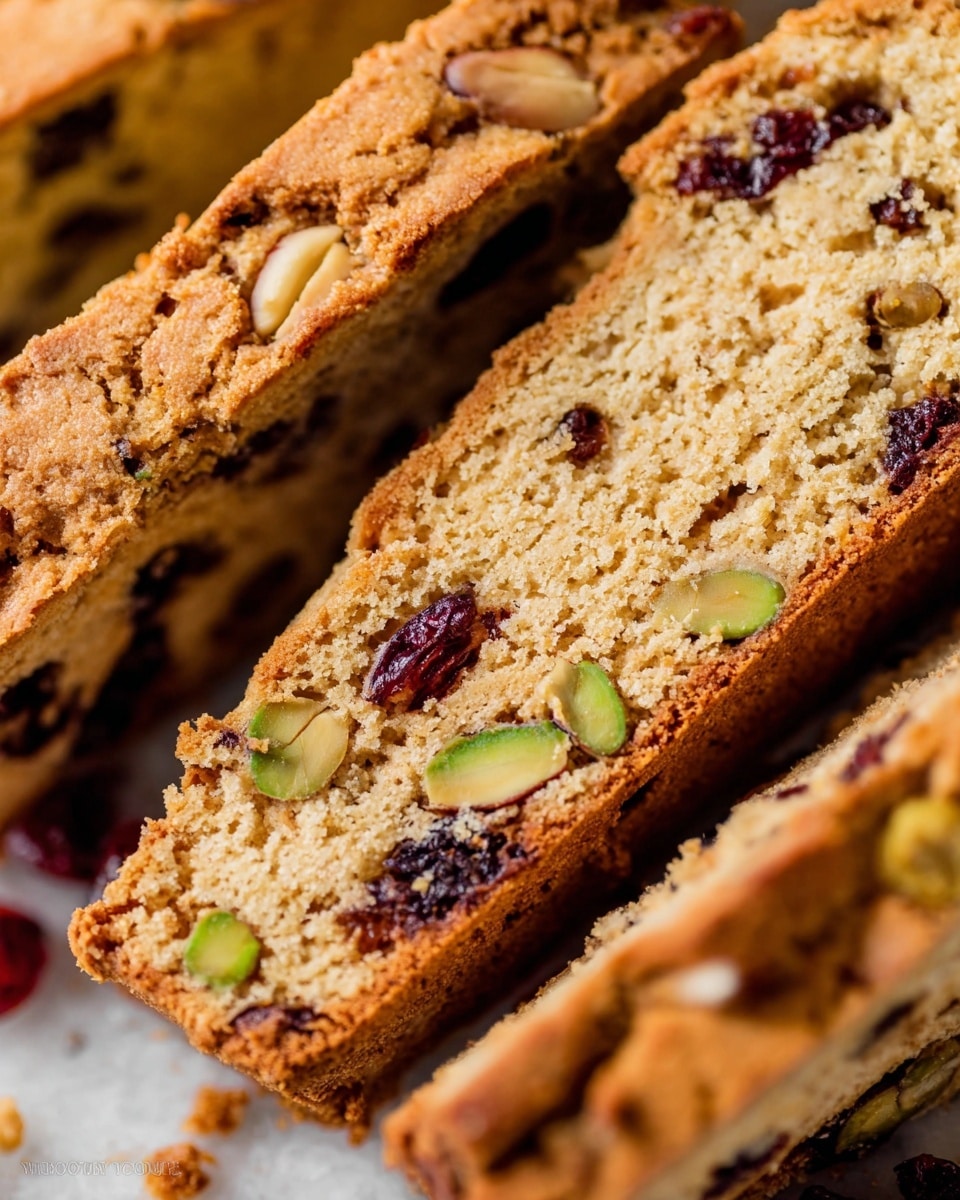 White Chocolate Cranberry Pistachio Biscotti Recipe