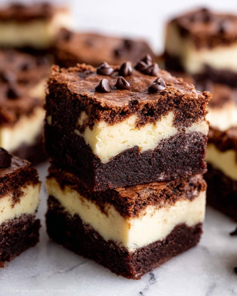 Mocha Cheesecake Brownies Recipe