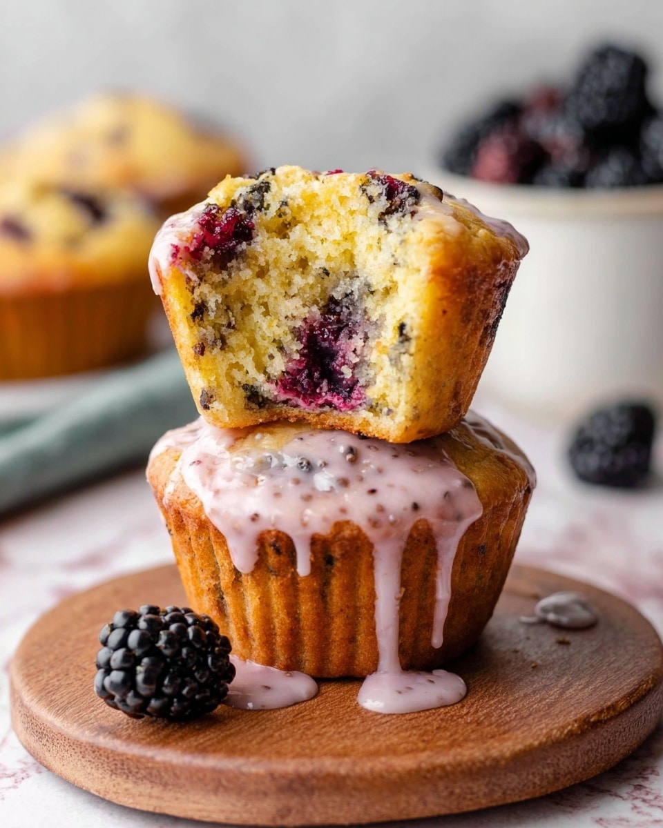 Blackberry Lemon Poppy Seed Muffins Recipe