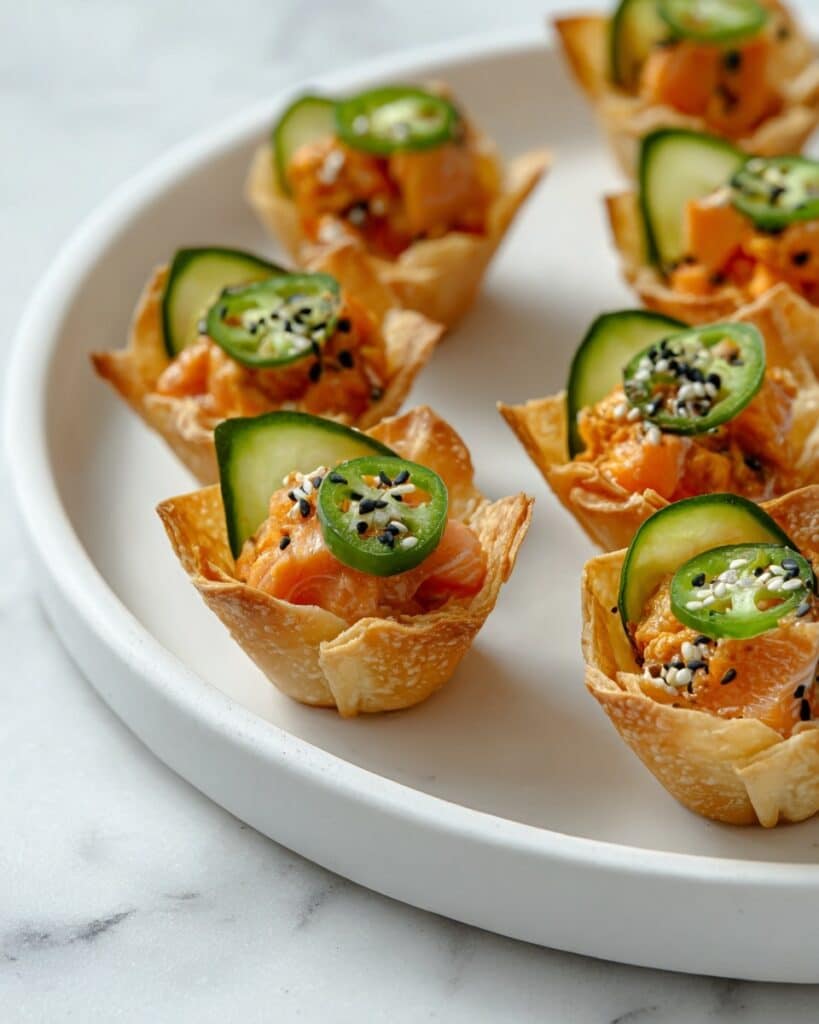 Spicy Salmon Wontons Recipe