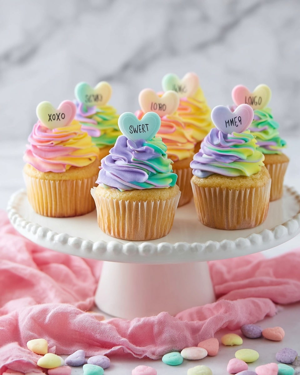 Conversation Heart Cupcakes Recipe