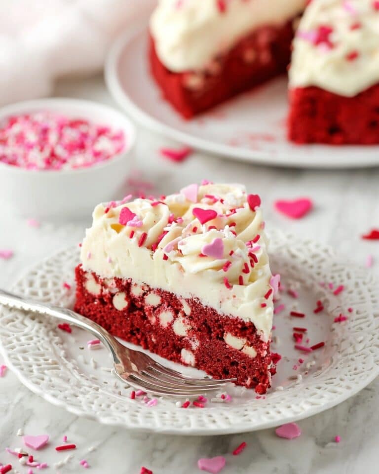 Red Velvet Cookie Cake Recipe