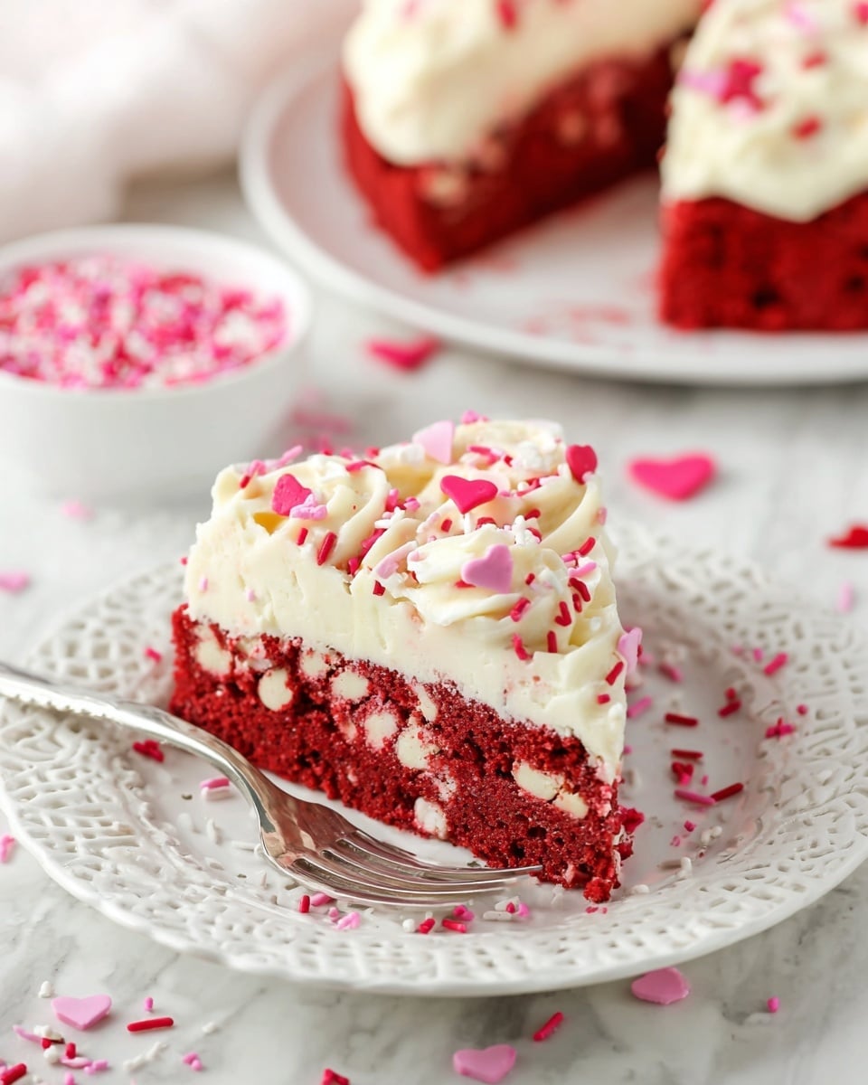 Red Velvet Cookie Cake Recipe