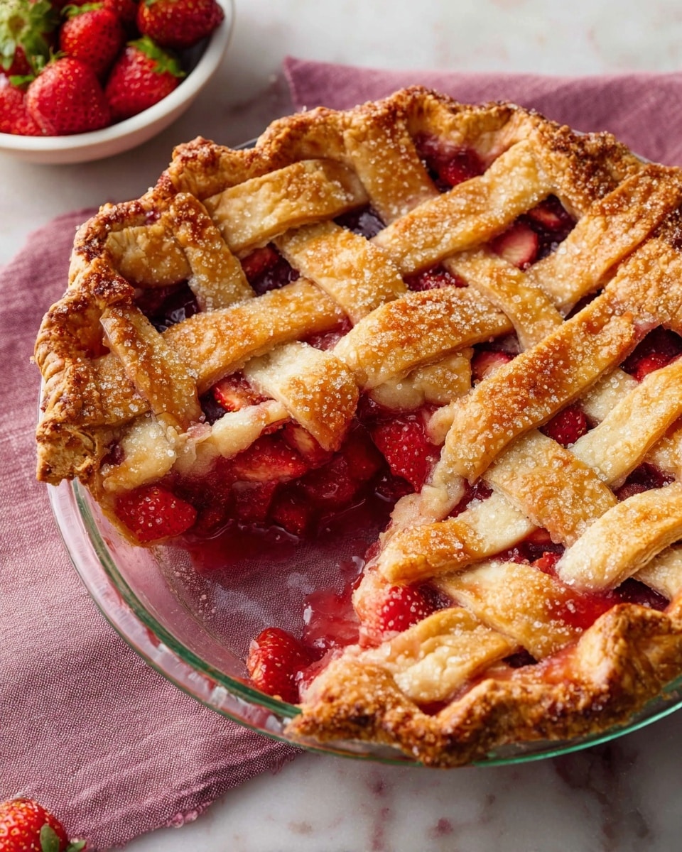 Strawberry Rhubarb Pie Recipe