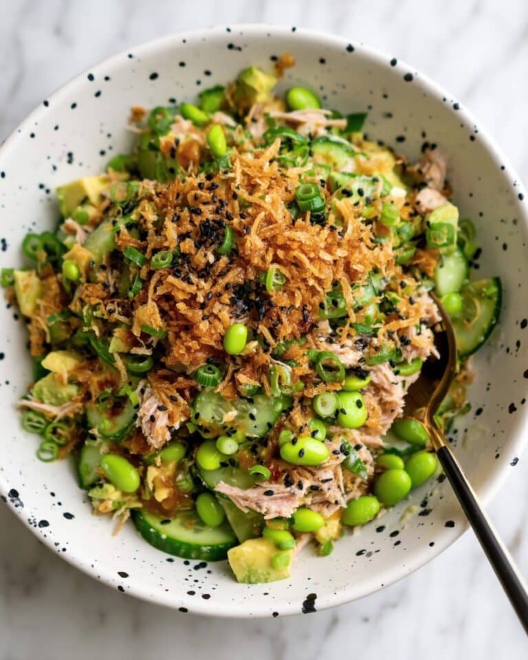 Tuna Avocado Crispy Rice Salad Recipe