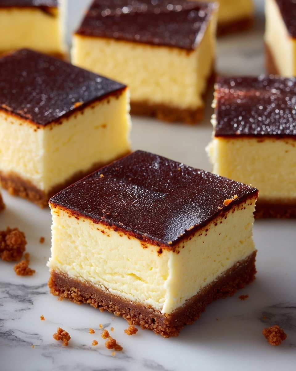 Basque Cheesecake Bars Recipe