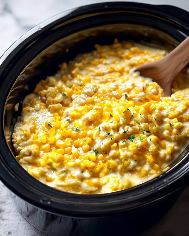 Slow Cooker Cream Cheese Corn Casserole Recipe