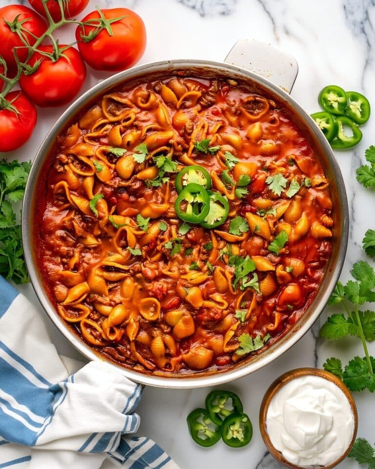 One Pan Cheesy Taco Pasta Recipe