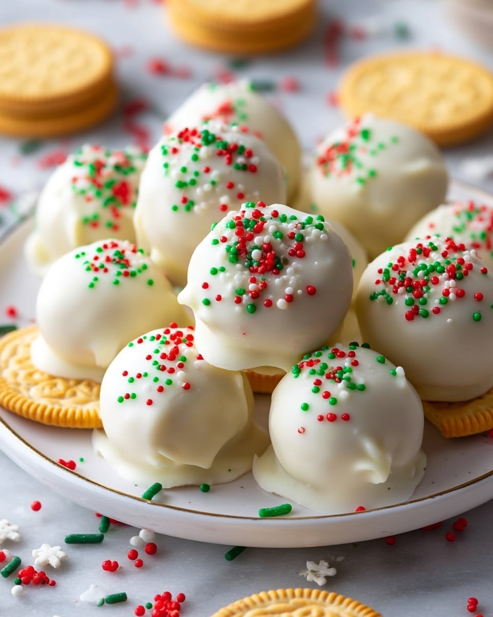Christmas Golden Oreo Truffles Recipe