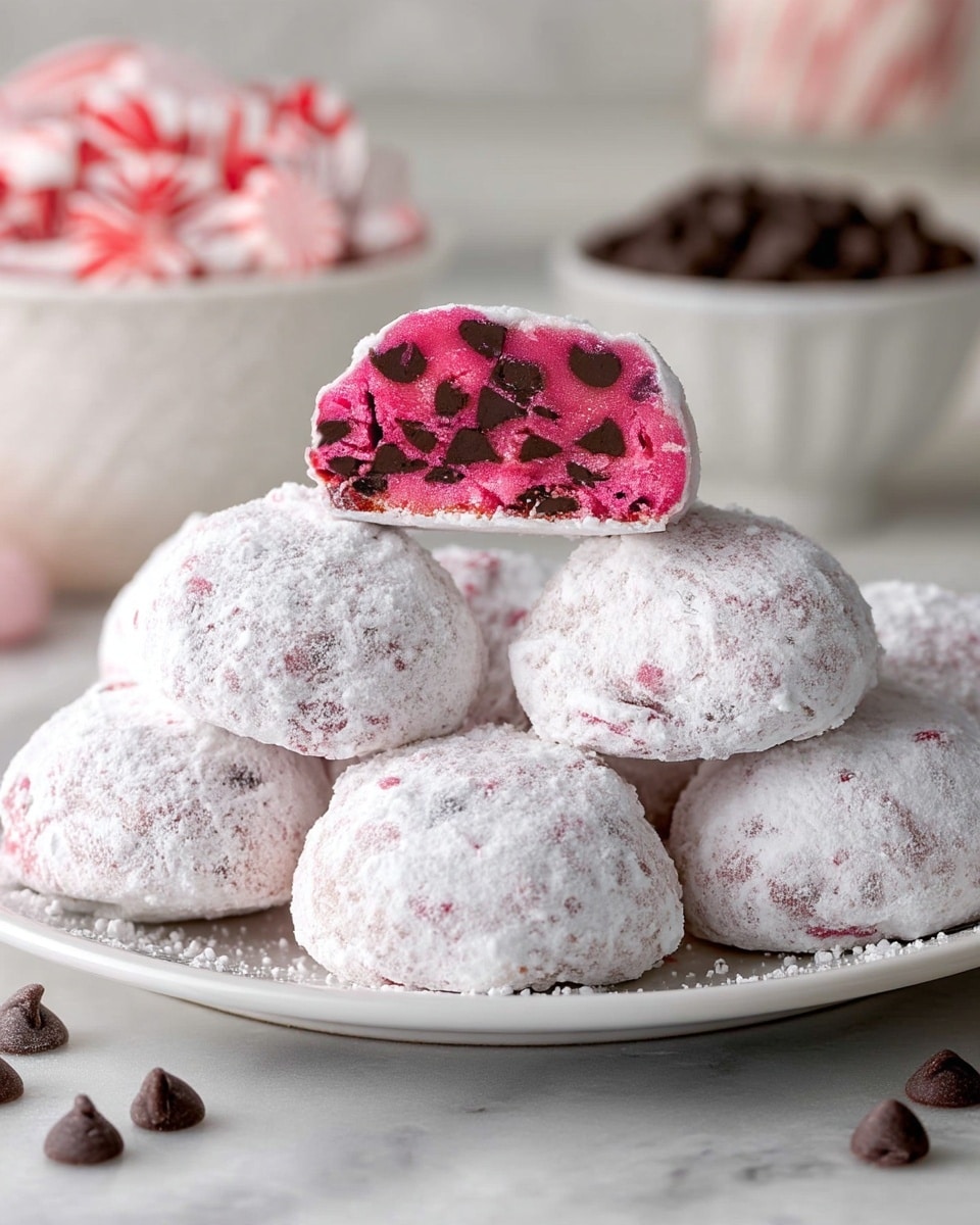 Peppermint Snowball Cookies Recipe