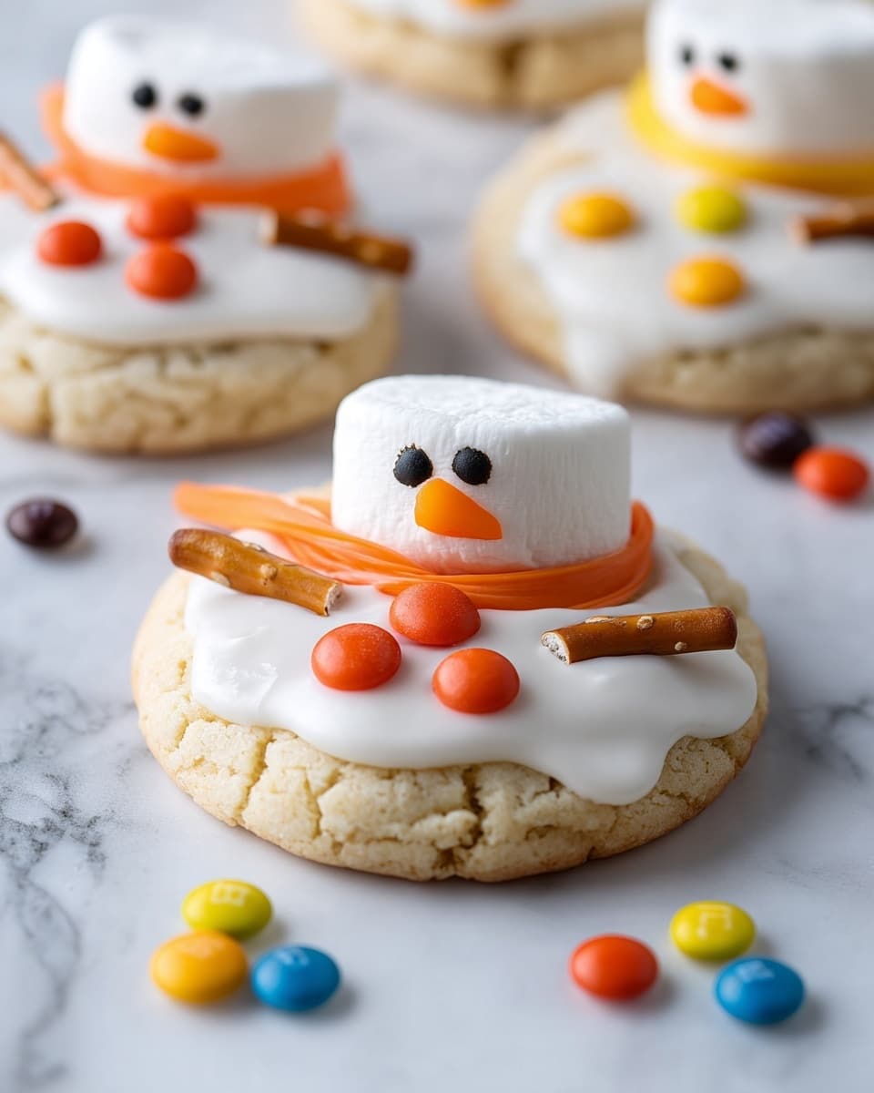 Melted Snowman Cookies Recipe