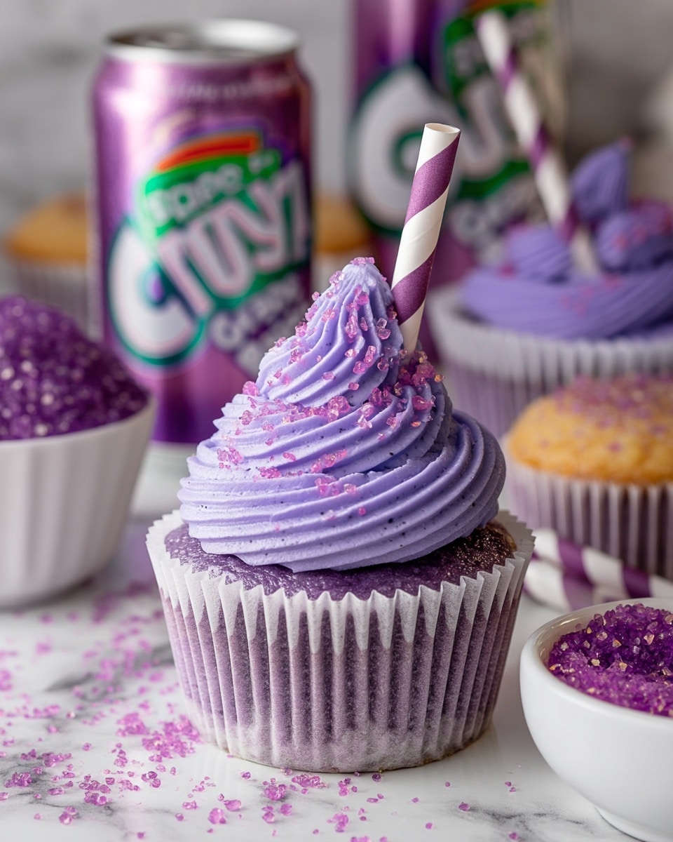 Grape Soda Cupcakes Recipe