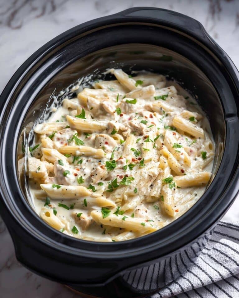 Slow Cooker Olive Garden Chicken Pasta Recipe