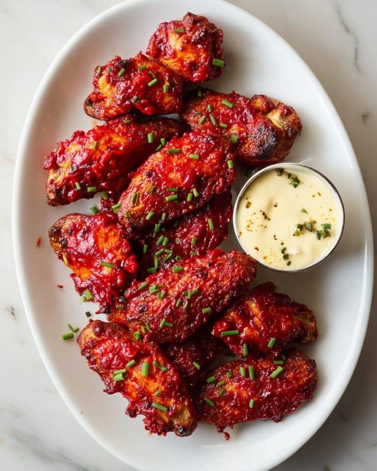 Spicy Cranberry Chicken Wings Recipe