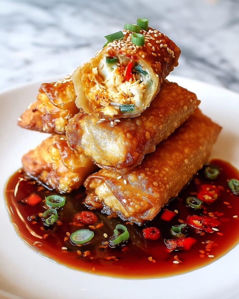 Crab Cake Egg Rolls Recipe