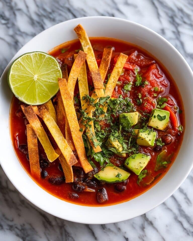 Vegetarian Tortilla Soup Recipe