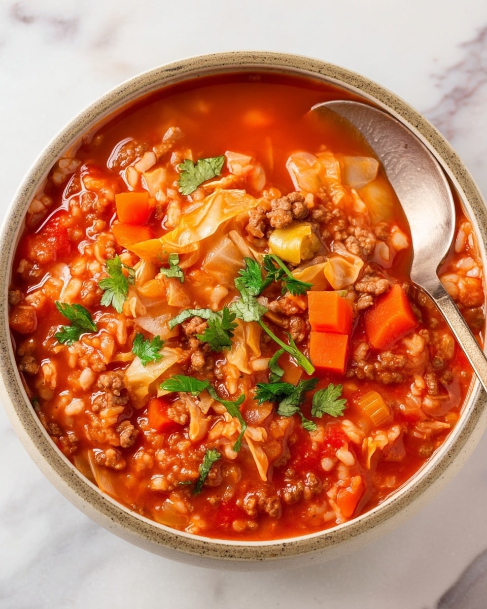 Cabbage Roll Soup Recipe