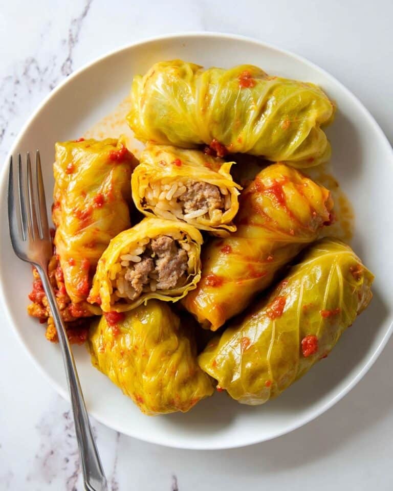 Traditional Romanian Sarmale (Cabbage Rolls) Recipe