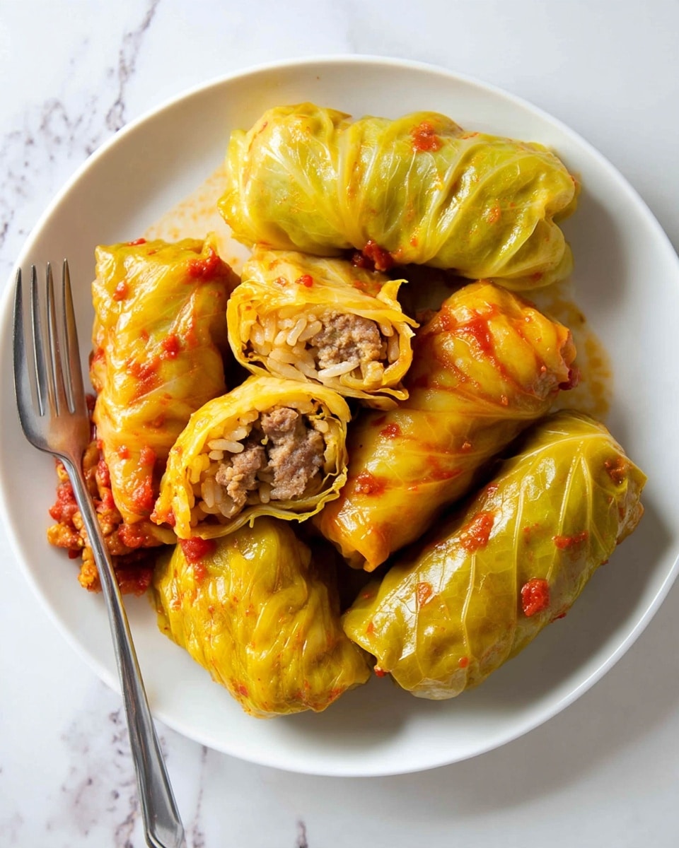 Traditional Romanian Sarmale (Cabbage Rolls) Recipe