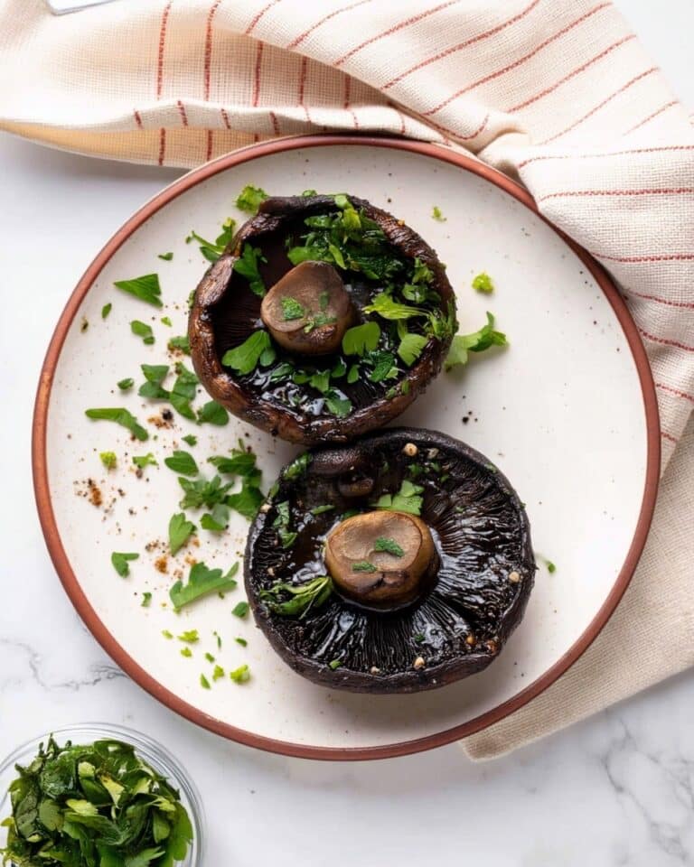 Air Fryer Portobello Mushrooms Recipe