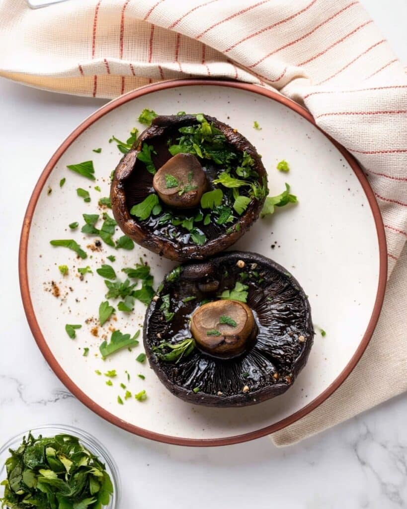 Air Fryer Portobello Mushrooms Recipe