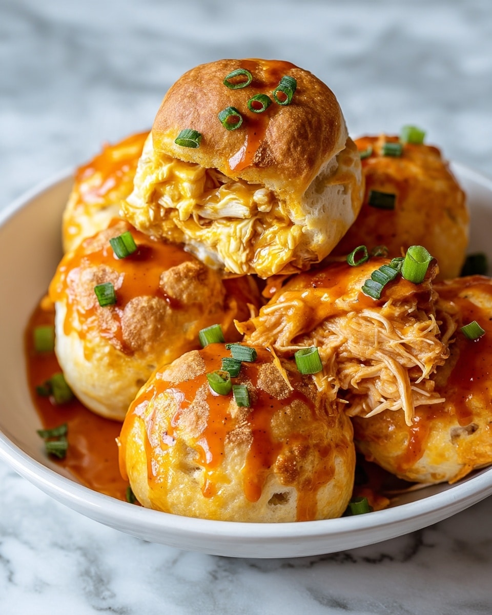 Buffalo Chicken Biscuit Bombs Recipe
