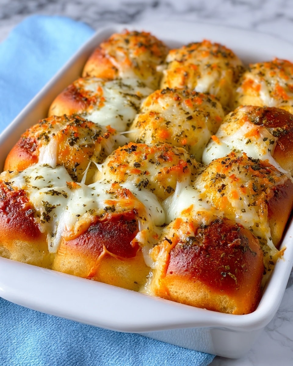 Cheesy Hawaiian Garlic Rolls Recipe