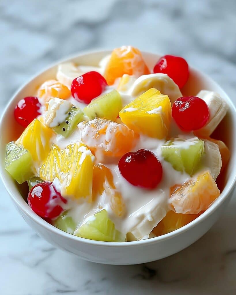 Creamy Tropical Fruit Salad Recipe