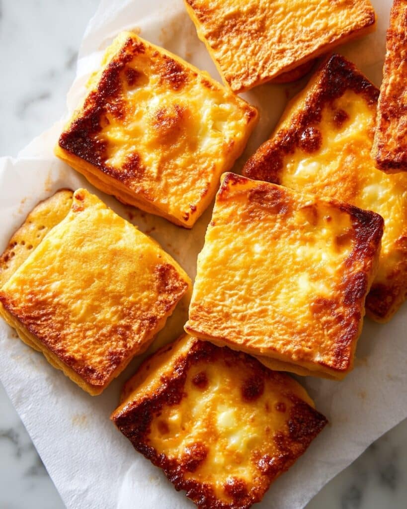 Cheesy Baked Sandwich Squares Recipe