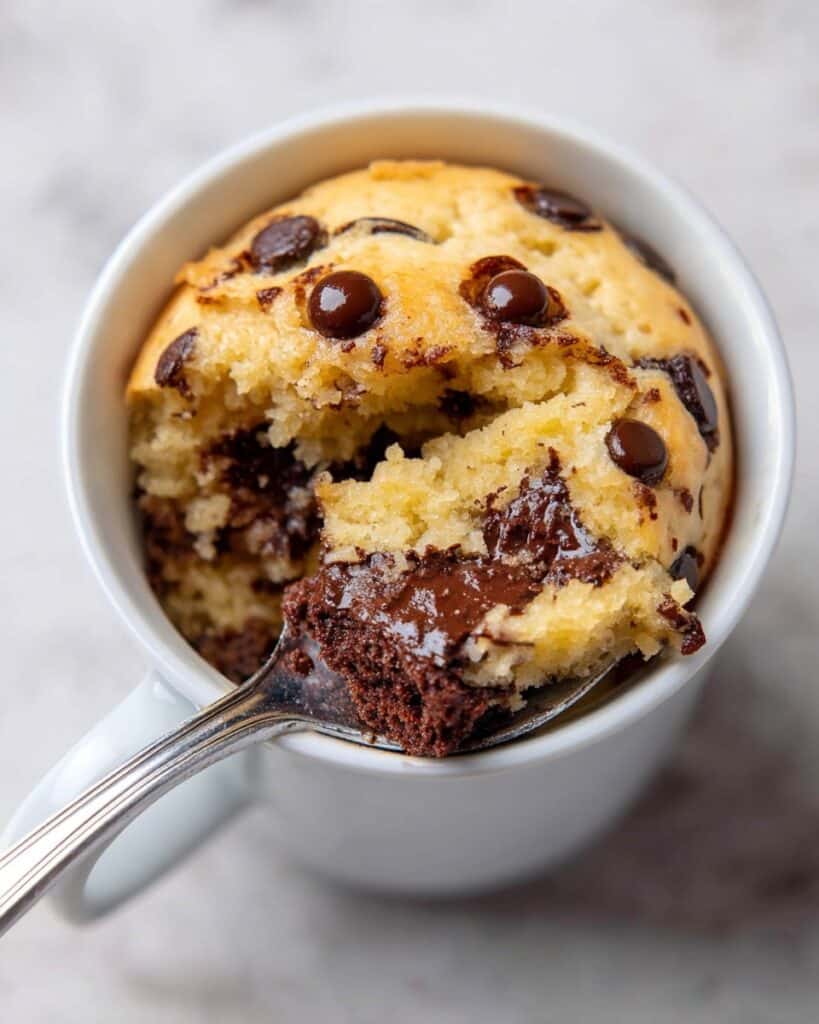 Chocolate Chip Cookie in a Mug Recipe