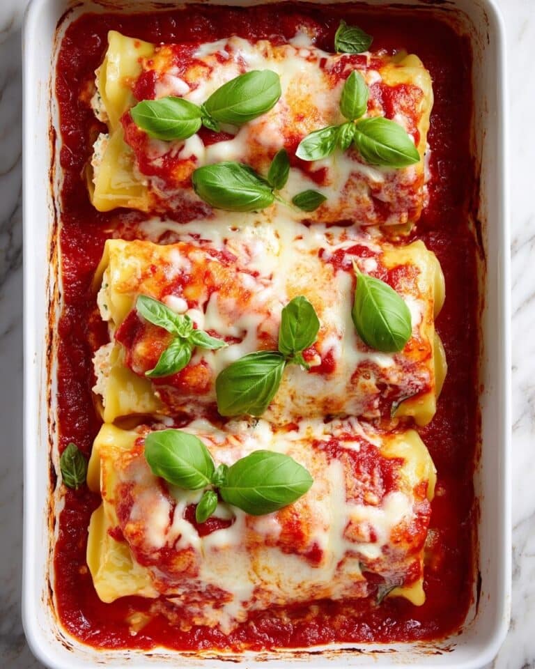 Three Cheese Manicotti Recipe